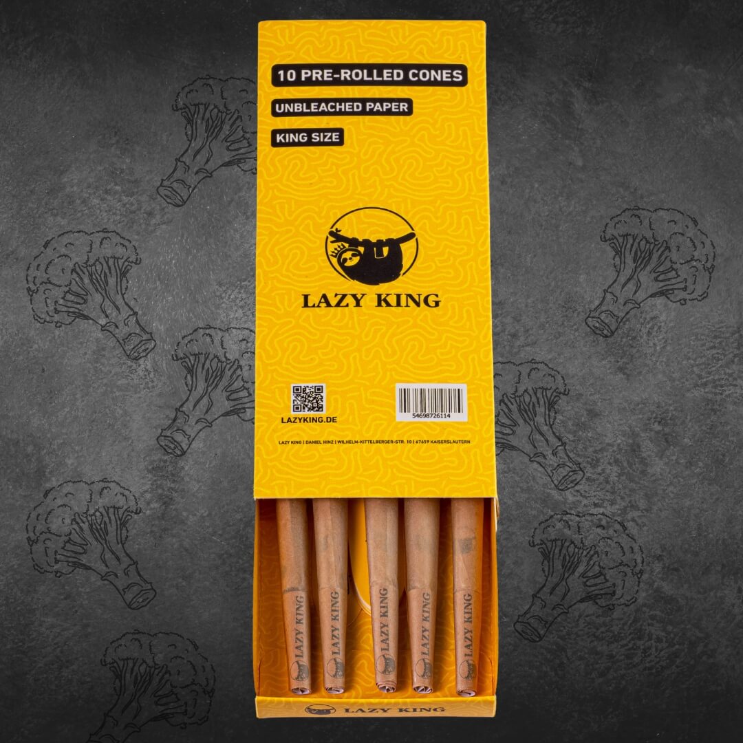 10 Pre-Rolled Cones - Unbleached - Mit Drehhilfe
