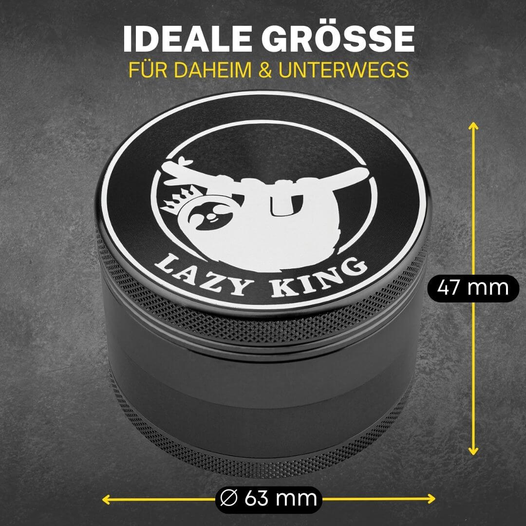 Alu Grinder Ø 63 mm - Schwarz