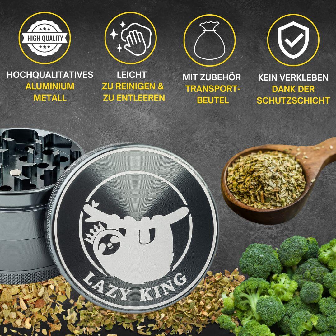 Alu Grinder Ø 63 mm - Space Grau