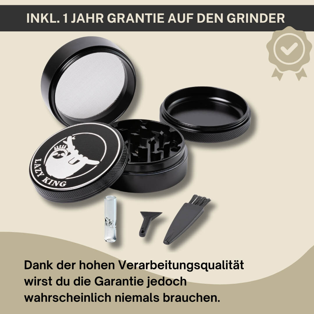 Keramik Grinder Ø 63 mm - Schwarz