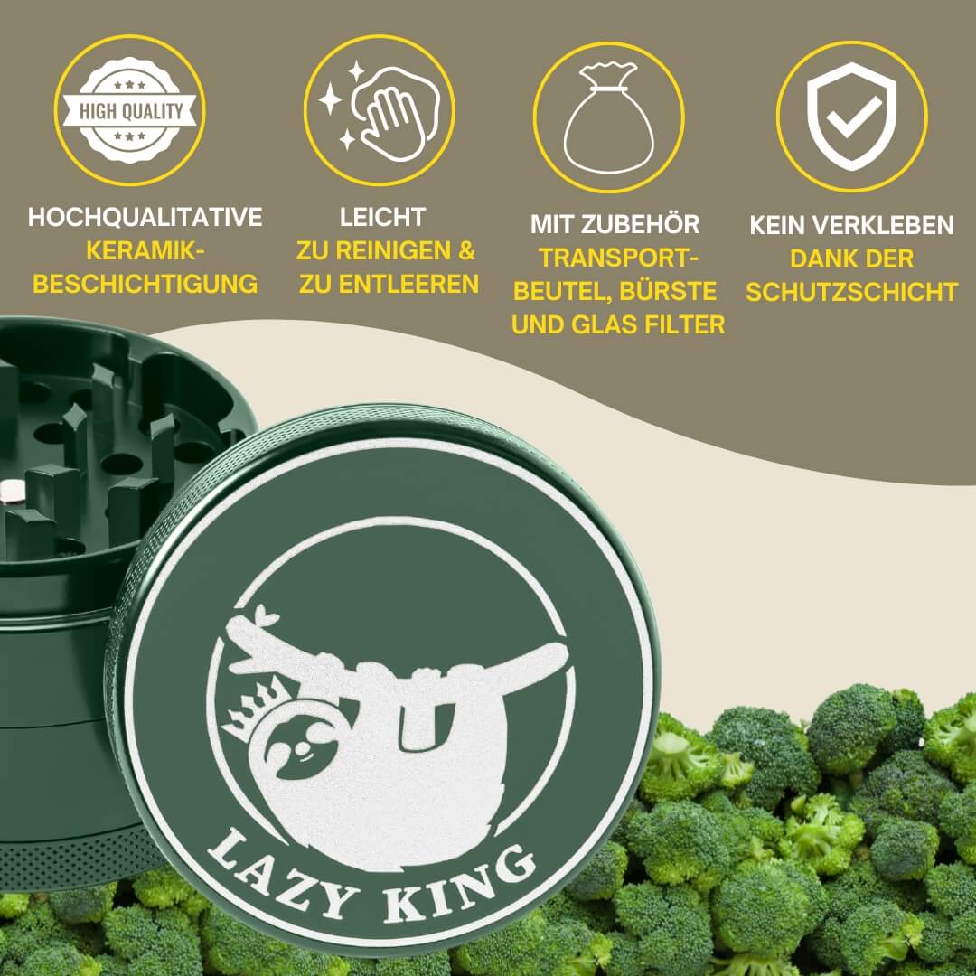 Keramik Grinder Ø 63 mm - Grün