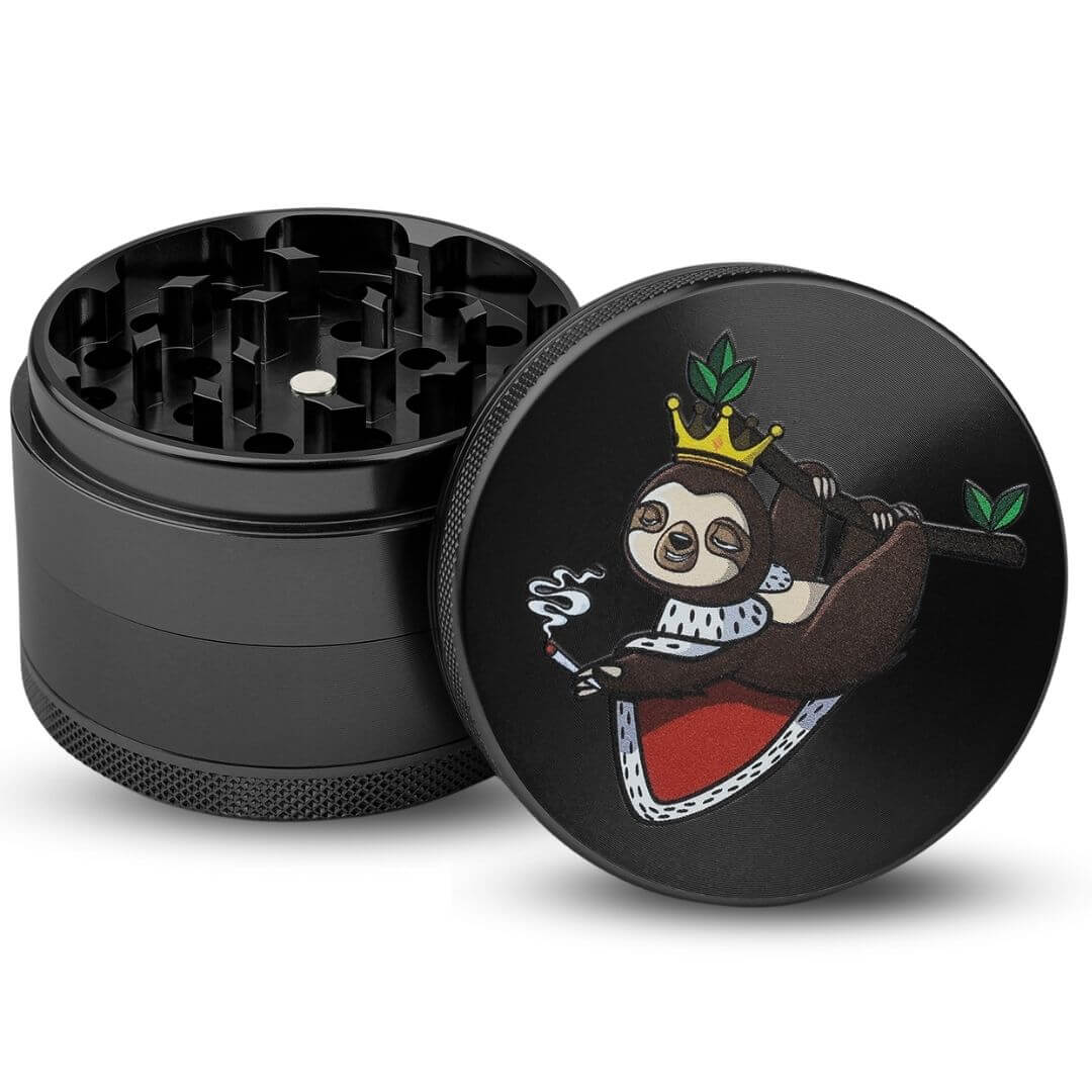 Alu Grinder Ø 55 mm - Schwarz - Comic Style